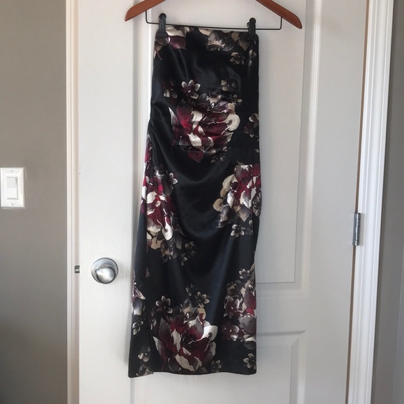 Le château black strapless dress size small - Picture 1 of 2